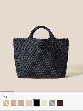 Naghedi St Barts Tote medium onyx black